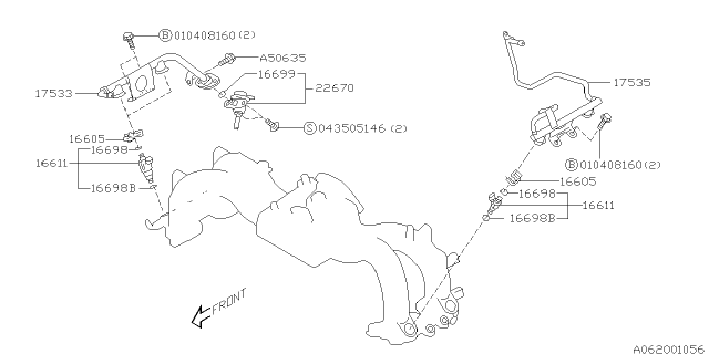 2000 Subaru Impreza Fuel Injector Diagram 2