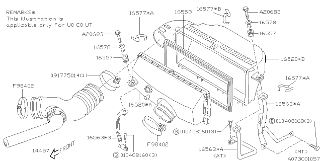 1999 Subaru Impreza Air Duct Diagram 2