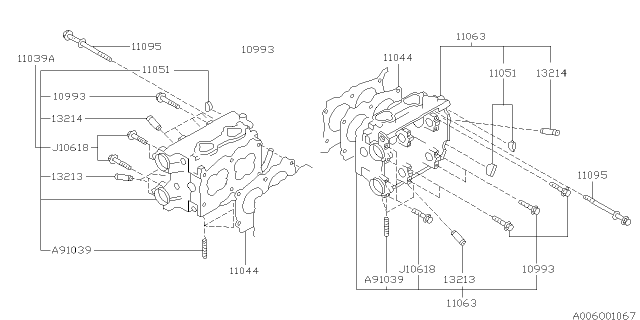 1999 Subaru Impreza Cylinder Head Diagram 3