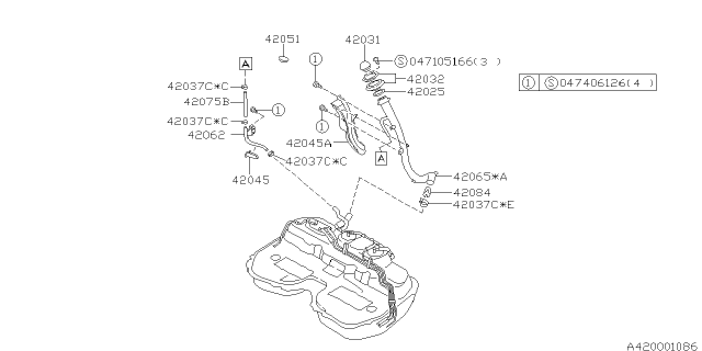 1996 Subaru Impreza Fuel Piping Diagram 5