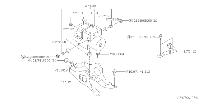 2000 Subaru Impreza Antilock Brake System Diagram 2