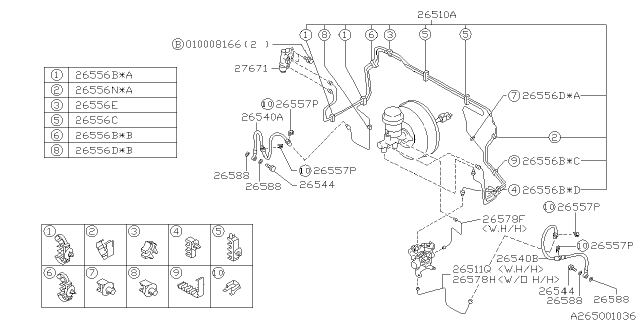 1996 Subaru Impreza Brake Piping Diagram 4