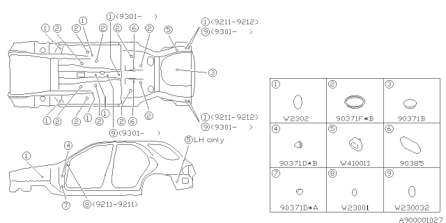 2000 Subaru Impreza Plug Diagram 1