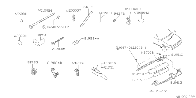 1997 Subaru Impreza Wiring Harness - Main Diagram 2