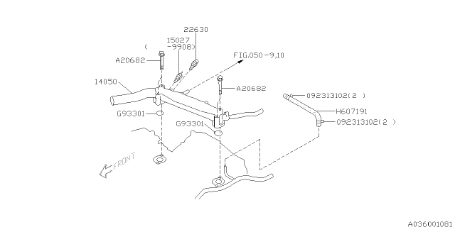 2000 Subaru Impreza Water Pipe Diagram