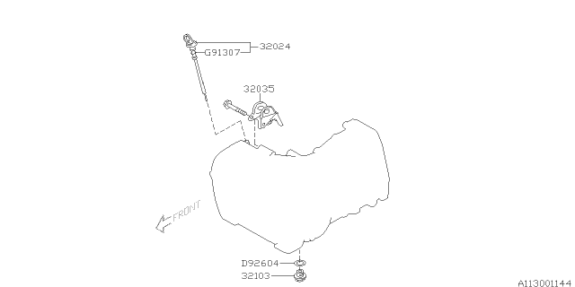 1999 Subaru Impreza Manual Transmission Case Diagram 1