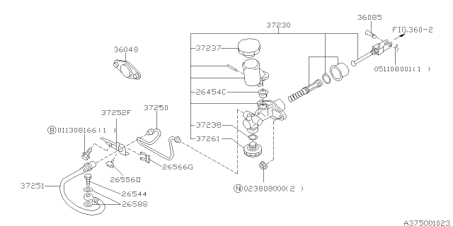 2001 Subaru Impreza Clutch Control System Diagram 2