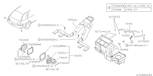 2001 Subaru Impreza Heater System Diagram 2