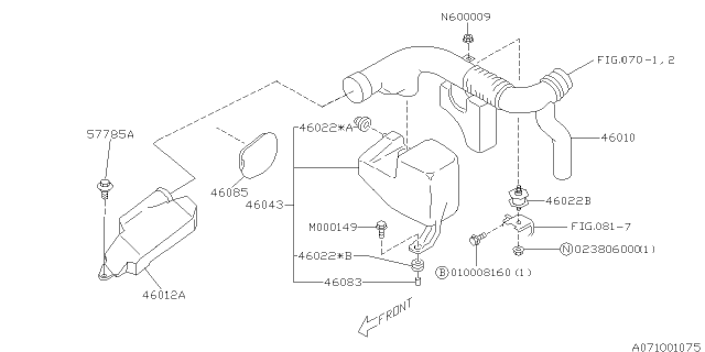 1998 Subaru Impreza Air Intake Diagram 2