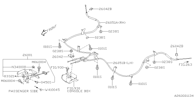 2017 Subaru WRX Parking Brake System Diagram 2