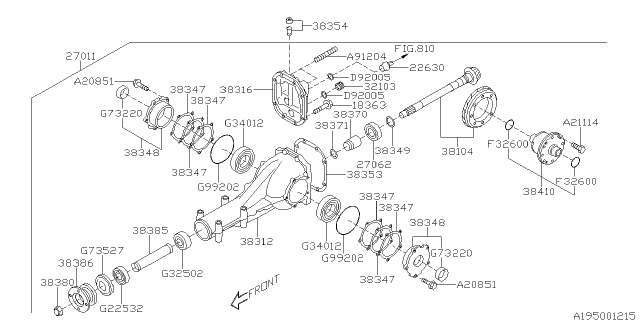 2017 Subaru WRX STI Differential - Individual Diagram 2