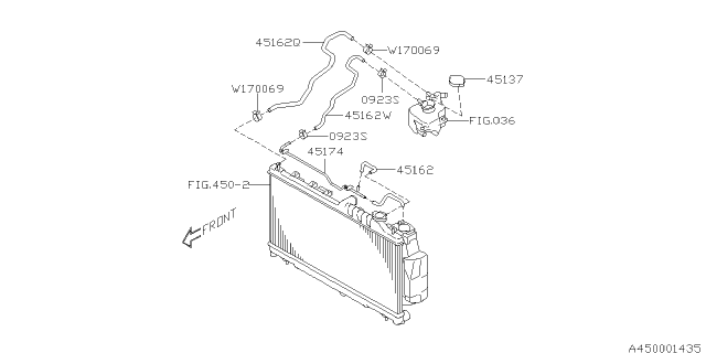 2016 Subaru WRX STI Engine Cooling Diagram 1