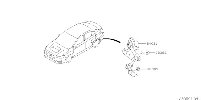 2019 Subaru WRX Electrical Parts - Body Diagram 1