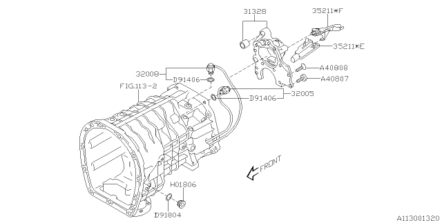 2015 Subaru WRX STI Manual Transmission Case Diagram 3