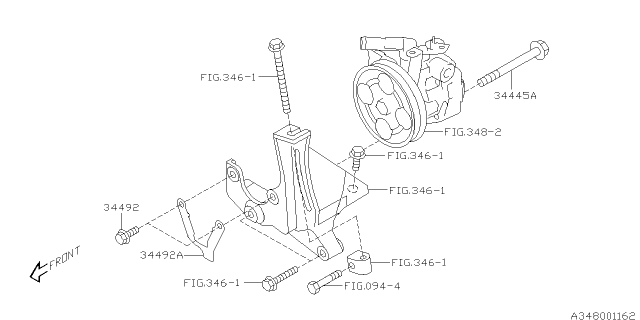 2016 Subaru WRX Oil Pump Diagram 1