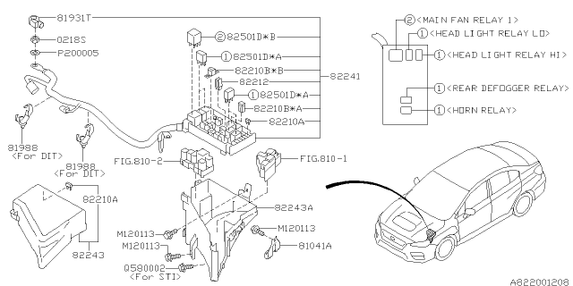 2015 Subaru WRX Fuse Box Diagram 1