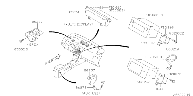 2015 Subaru WRX Audio Parts - Radio Diagram 4