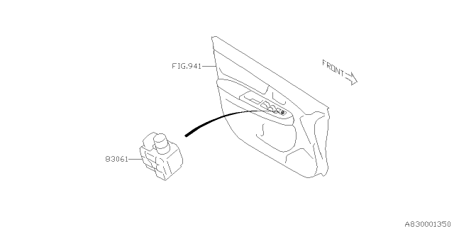 2020 Subaru WRX STI Switch - Instrument Panel Diagram 5