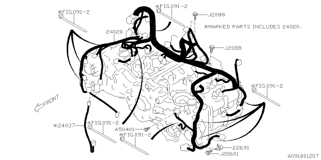 2017 Subaru WRX Engine Wiring Harness Diagram 4