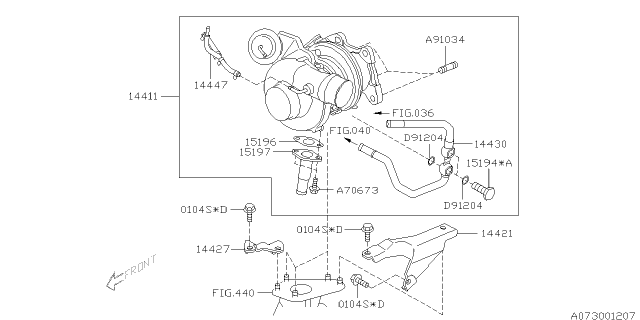 2020 Subaru WRX Air Duct Diagram 5