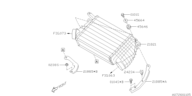 2017 Subaru WRX STI Inter Cooler Diagram 3