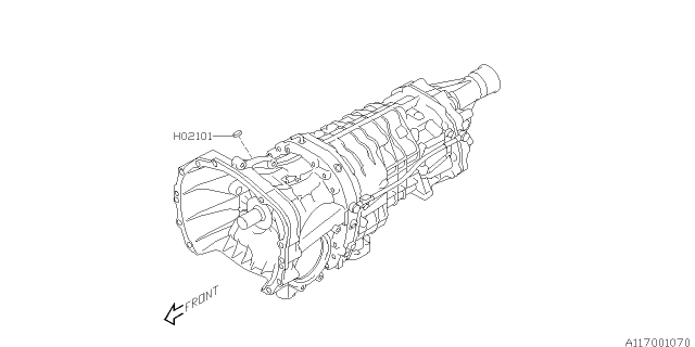 2019 Subaru WRX STI Manual Transmission Speedometer Gear Diagram