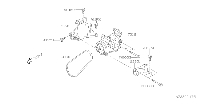 2019 Subaru WRX STI Compressor Diagram 2