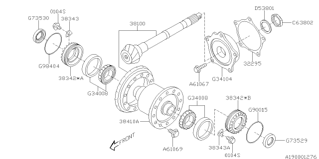 2017 Subaru WRX STI Differential - Transmission Diagram 2