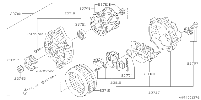 2016 Subaru WRX STI Alternator Diagram 2
