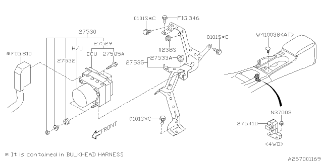 2009 Subaru Impreza WRX Antilock Brake System Diagram 2