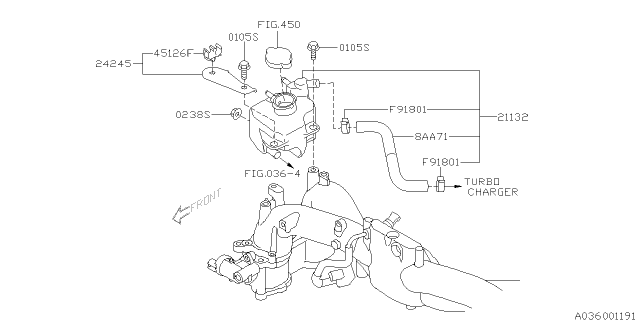 2011 Subaru Impreza WRX Water Pipe Diagram 5