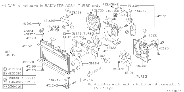 2009 Subaru Impreza WRX Engine Cooling Diagram 2