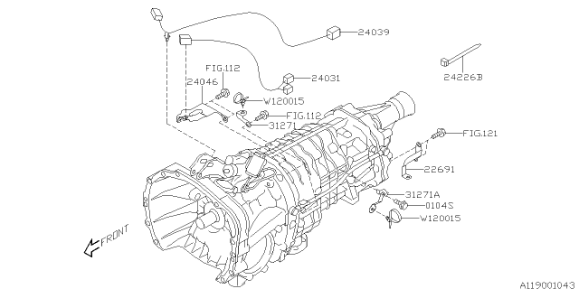 2008 Subaru Impreza Transmission Harness Diagram 2