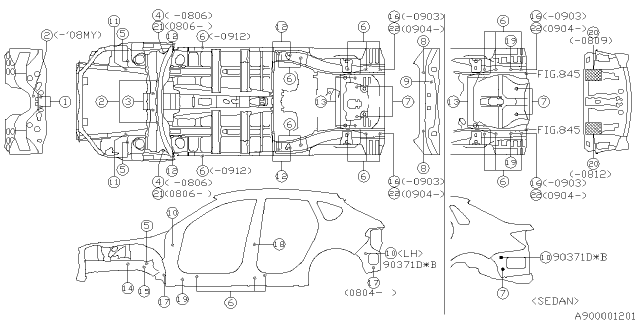 2012 Subaru Impreza STI Plug Diagram 1