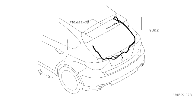 2010 Subaru Impreza Cord - Rear Diagram 3