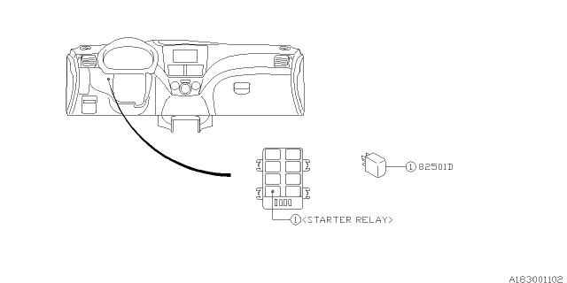 2009 Subaru Impreza Control Device Diagram 2