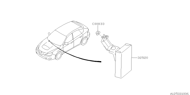 2014 Subaru Impreza WRX Differential Control Unit Diagram