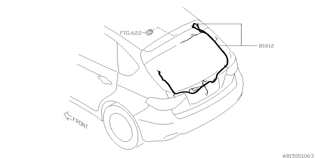 2012 Subaru Impreza STI Cord - Rear Diagram 2