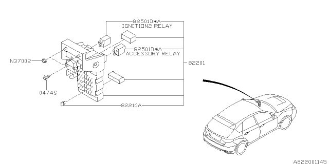 2012 Subaru Impreza WRX Fuse Box Diagram 2