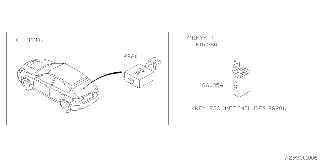 2010 Subaru Impreza WRX TPMS Unit Diagram