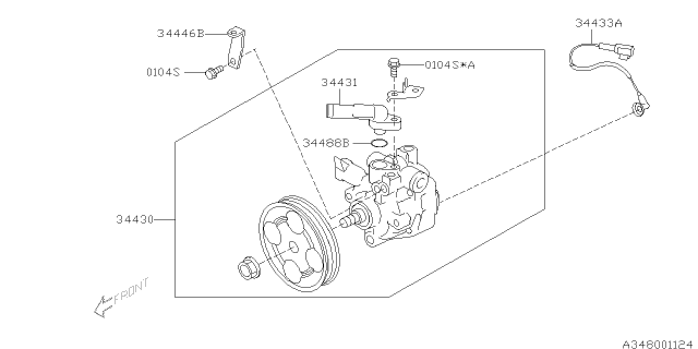 2010 Subaru Impreza WRX Oil Pump Diagram 2