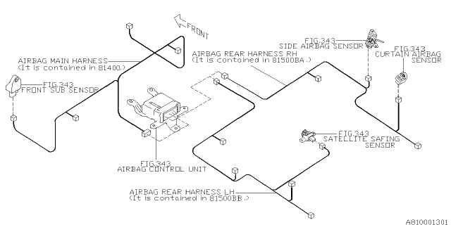 2011 Subaru Impreza STI Wiring Harness - Main Diagram 2