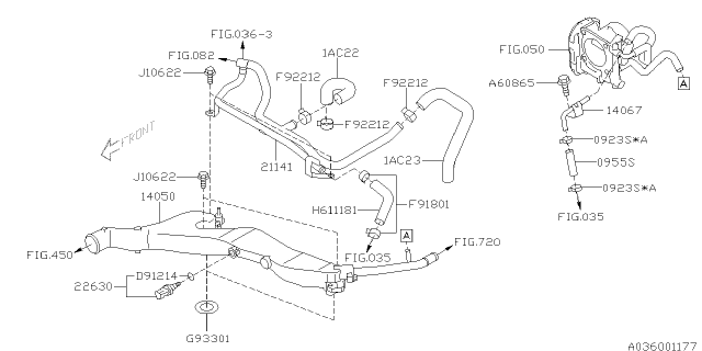 2013 Subaru Impreza WRX Water Pipe Diagram 2