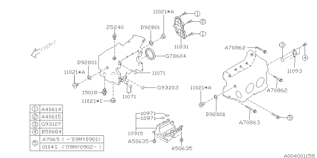 2013 Subaru Impreza STI Cylinder Block Diagram 2