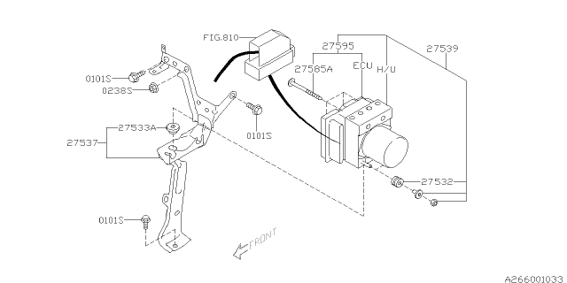 2010 Subaru Impreza V.D.C.System Diagram 2