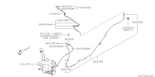 2008 Subaru Impreza Windshield Washer Diagram 3