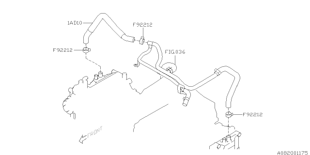 2009 Subaru Impreza Emission Control - PCV Diagram 3