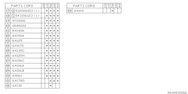 1993 Subaru Legacy Front Seat Diagram 16