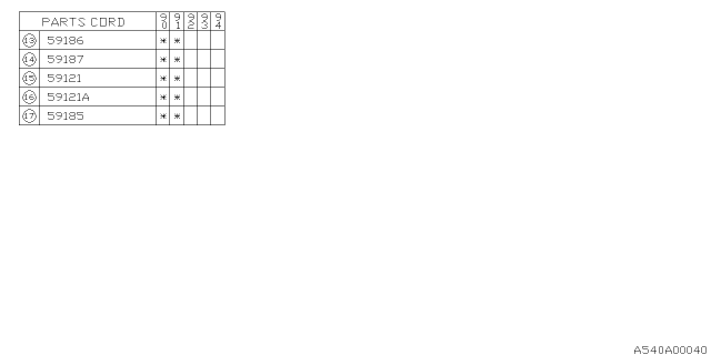 1990 Subaru Legacy Fender Diagram 2