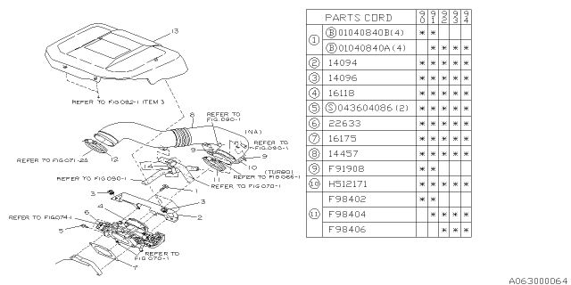 1992 Subaru Legacy Throttle Chamber Diagram 1